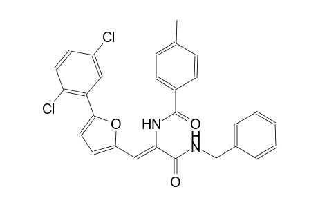 N-{(Z)-1-[(benzylamino)carbonyl]-2-[5-(2,5-dichlorophenyl)-2-furyl]ethenyl}-4-methylbenzamide