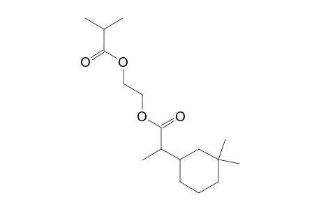2-((2-(3,3-dimethylcyclohexyl)propanoyl)oxy)ethyl isobutyrate