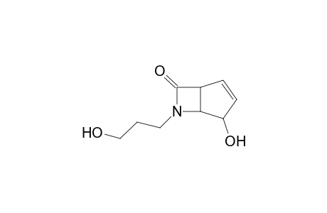 4-Hydroxy-6-(3'-hydroxypropyl)-6-azabicyclo[3.2.0]hept-2-en-7-one