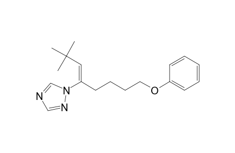 2,2-Dimethyl-8-phenoxy-4-(1,2,4-triazolyl-1)-trans-3-octene