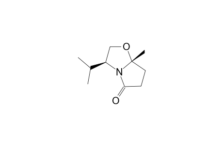 (3S-cis)-(+)-Tetrahydro-3-isopropyl-7a-methylpyrrolo[2,1-b]oxazol-5(6H)-one