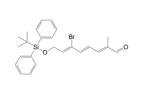 (2E,4E,6Z)-6-Bromo-8-[(tert-butyldiphenylsilyl)oxy]-2-methylocta-2,4,6-trienal