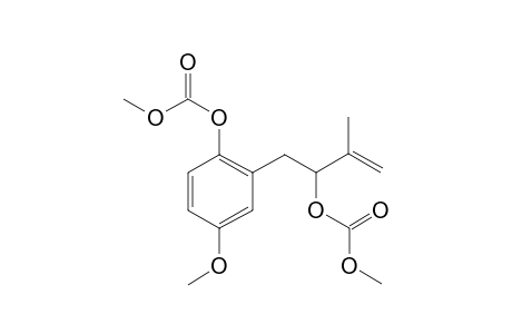 2-[2-(Methoxycarbonyl)oxy]-3-methyl-3-butyl]-1-(methoxycarbonyl)oxy-4-methoxybenzene