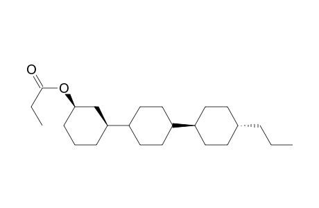 [1,1':4',1''-Tercyclohexan]-3-ol, 4''-propyl-, propanoate, [1.alpha.[trans(trans)],3.alpha.]-