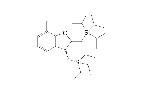 2-(Z)-Triisopropylsilylmethylidene-3-triethylsilylmethylidene-7-methyl-2,3-dihydrobenzofuran