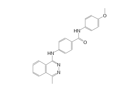 N-(4-methoxyphenyl)-4-[(4-methyl-1-phthalazinyl)amino]benzamide