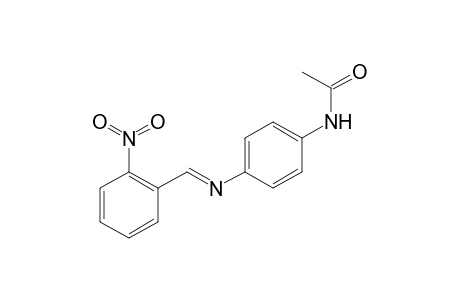 N-[4-[(2-Nitro-benzylidene)-amino]-phenyl]acetamide