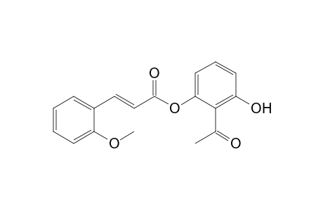 2'-(2-Methoxycinnamoyloxy)-6'-hydroxyacetophenone