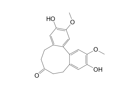 7H-Dibenzo[a,c]cyclononen-7-one, 5,6,8,9-tetrahydro-3,11-dihydroxy-2,12-dimethoxy-