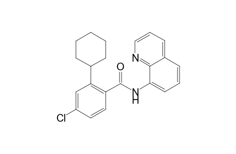 4-Chloro-2-cyclohexyl-N-(quinolin-8-yl)benzamide
