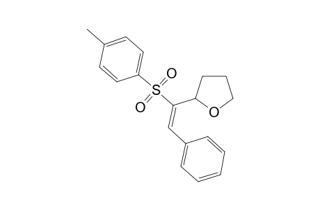 (E)-2-Phenyl-1-tosyl-1-(tetrahydro-2-furanyl)-1-ethene