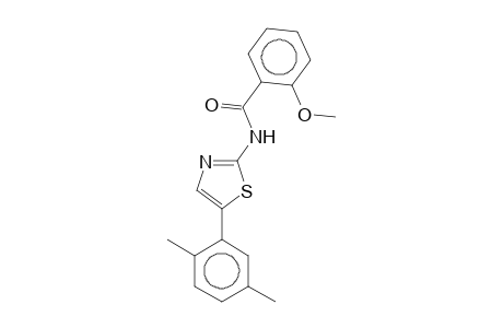 N-[5-(2,5-Dimethylphenyl)-1,3-thiazol-2-yl]-2-methoxybenzamide