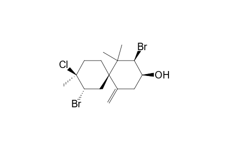 Spiro[5.5]undecan-3-ol, 2,8-dibromo-9-chloro-1,1,9-trimethyl-5-methylene-, [2R-[2.alpha.,3.alpha.,6.alpha.(8S*,9S*)]]-