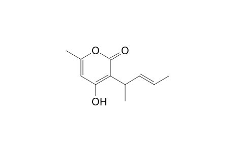 4-Hydroxy-6-methyl-3-(3-penten-2-yl)-2-pyrone