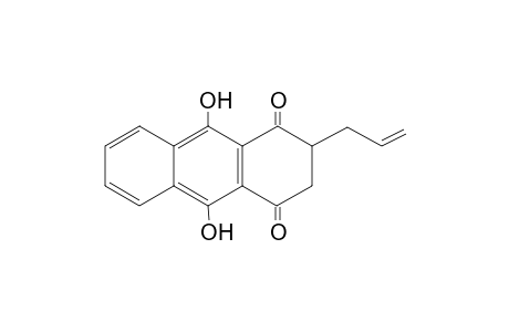 2-allyl-9,10-dihydroxy-2,3-dihydroanthracene-1,4-dione