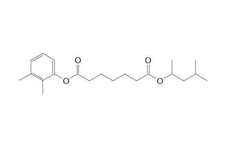 Pimelic acid, 2,3-dimethylphenyl 4-methylpent-2-yl ester