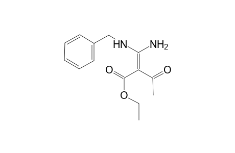 (2Z)-2-[amino-[(phenylmethyl)amino]methylidene]-3-oxobutanoic acid ethyl ester
