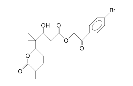 3-Methyl-6-(2-hydroxy-1,1-dimethyl-7-[4-bromo-phenyl]-5-oxa-4,7-dioxo-heptyl)-tetrahydropyran-2-one
