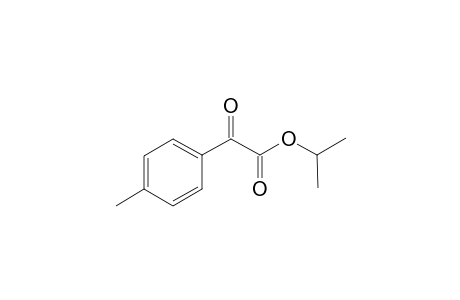 Iso-Propyl-2-oxo-2-(4-tolyl)acetate