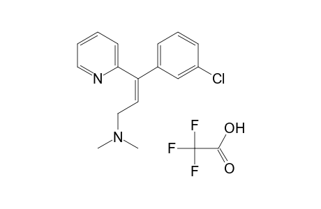 (2Z)- 3-(3-Chlorophenyl)-N,N-dimethyl-3-(2-pyridyl)prop-2-en-1-ammonium trifluoroacetate
