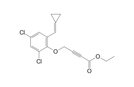 ethyl 4-[2,4-dichloro-6-(cyclopropylidenemethyl)phenoxy]but-2-ynoate