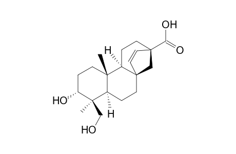 17-Norkaur-15-ene-13-carboxylic acid, 3,19-dihydroxy-, (3.alpha.,4.alpha.,8.beta.,13.beta.)-