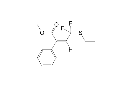 (Z)-4-Ethylsulfanyl-4,4-difluoro-2-phenyl-but-2-enoic acid methyl ester