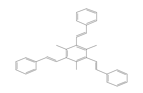 1,3,5-trimethyl-2,4,6-tris[(E)-2-phenylethenyl]benzene