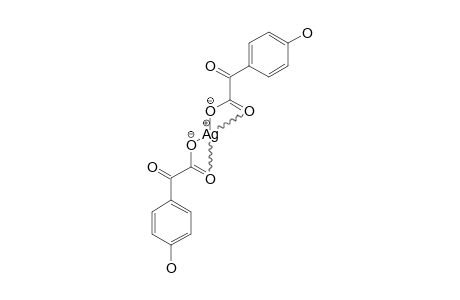 BIS-[2-(4'-HYDROXYPHENYL)-2-OXOETHANOIC-ACID]-SILVER-COMPLEX