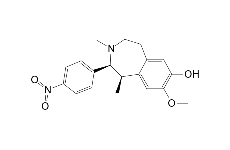 (4S,5R)-7-methoxy-3,5-dimethyl-4-(4-nitrophenyl)-1,2,4,5-tetrahydro-3-benzazepin-8-ol