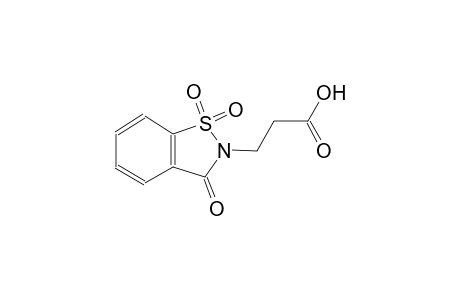 3-(1,1-dioxido-3-oxo-1,2-benzisothiazol-2(3H)-yl)propanoic acid