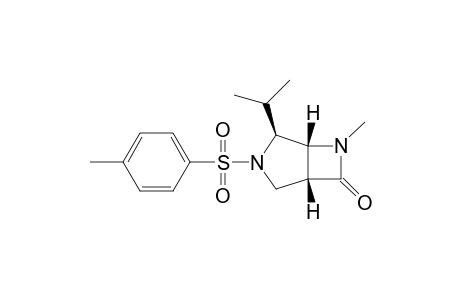 (1R,4S,5R)-4-isopropyl-6-methyl-3-(p-tolylsulfonyl)-3,6-diazabicyclo[3.2.0]heptan-7-one