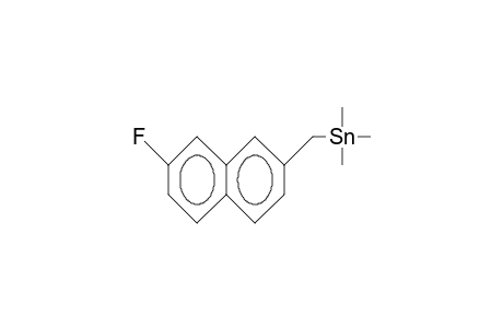 2-(Trimethylstannyl-methyl)-7-fluoro-naphthalene