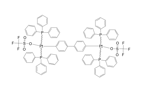 4,4'-BIS-[TRANS-PT-(TRIPHENYLPHOSPHINOYL)(2)-(OSO2CF3)]-BIPHENYL