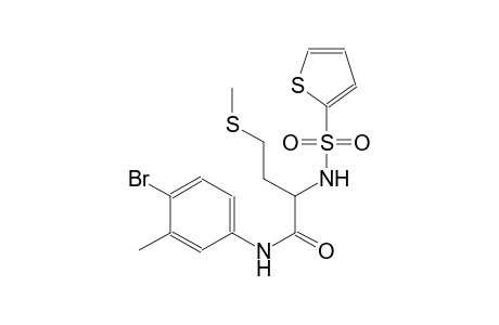 N-(4-bromo-3-methylphenyl)-4-(methylsulfanyl)-2-[(2-thienylsulfonyl)amino]butanamide