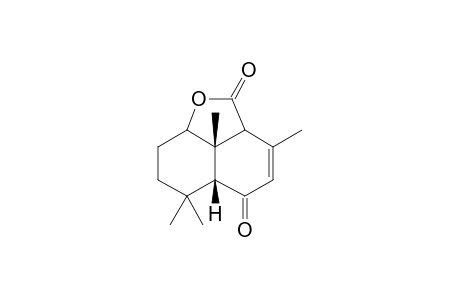 (-)-5-Oxo-2a.beta.,5,5a.alpha.,6,7,8,8a.beta.,8b.beta.-octahydro-3,6,6,8b.beta.-tetramethyl-2H-naphtho[1,8-bc]furan-2-one