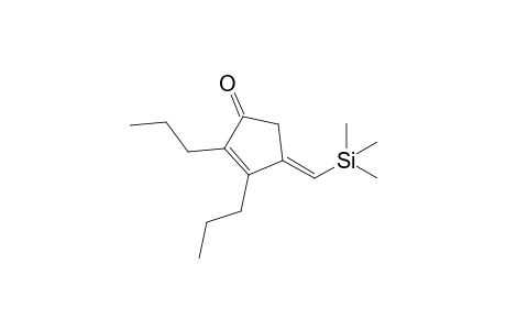 (E)-2,3-Dipropyl-4-[(trimethylsilyl)methylene]cyclopent-2-enone