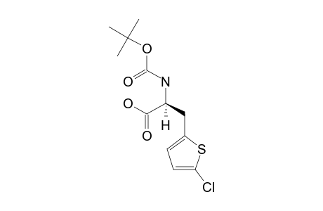 (S)-ALPHA-(((1,1-DIMETHYL)-ETHOXYCARBONYL)-AMINO)-5-CHLORO-2-THIOPHENEPROPANOIC_ACID