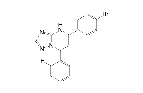 [1,2,4]triazolo[1,5-a]pyrimidine, 5-(4-bromophenyl)-7-(2-fluorophenyl)-4,7-dihydro-