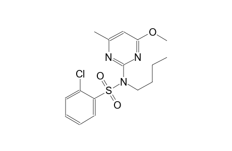 benzenesulfonamide, N-butyl-2-chloro-N-(4-methoxy-6-methyl-2-pyrimidinyl)-