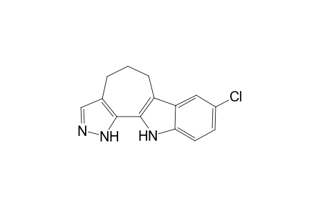 8-Chloro-4,5,6,11-tetrahydropyrazolo[4',3':6,7]cyclohepta[b]indole