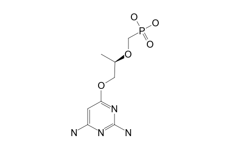 2,4-DIAMINO-6-(R)-[2-(PHOSPHONOMETHOXY)-PROPOXY]-PYRIMIDINE