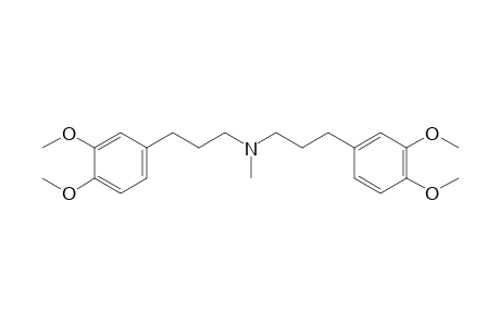 3-(3,4-dimethoxyphenyl)-N-[3-(3,4-dimethoxyphenyl)propyl]-N-methylpropan-1-amine