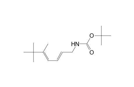 N-[(2E,4E)-5,6,6-trimethylhepta-2,4-dienyl]carbamic acid tert-butyl ester