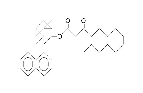 4,7,7-Trimethyl-3-exo-(1-naphthyl)-bicyclo(2.2.1)heptan-2-exo-yl 3-oxo-tetradecanoate