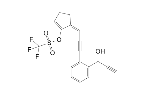 {5-[3'-[2"-(1"'-Hydroxy-2"'-propynyl)phenyl]-2'-propynylidene]-1-cuyclopenten-1-yl} - trfluoromethanesulfonate