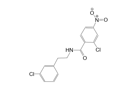 2-chloro-N-[2-(3-chlorophenyl)ethyl]-4-nitrobenzamide