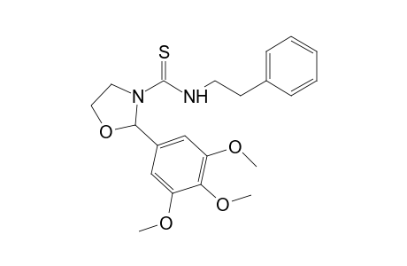 N-phenethylthio-2-(3,4,5-trimethoxyphenyl)-3-oxazolidinecarboxamide