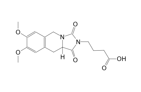 imidazo[1,5-b]isoquinoline-2-butanoic acid, 1,2,3,5,10,10a-hexahydro-7,8-dimethoxy-1,3-dioxo-, (10aS)-