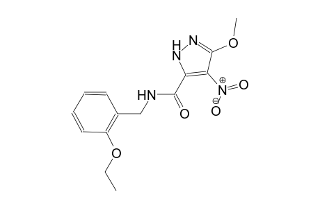 N-(2-ethoxybenzyl)-3-methoxy-4-nitro-1H-pyrazole-5-carboxamide